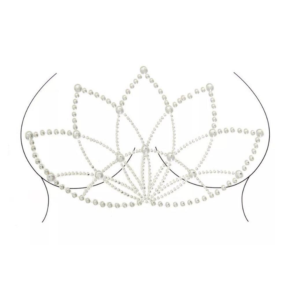 🦋B2G1🦋LEG AVENUE Lotus Adhesive Body Jewels Sticker